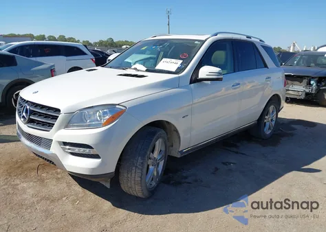 2012 Mercedes-Benz Ml 350 4Matic из США, поврежденный, VIN 4JGDA5HBXCA031140